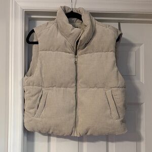 Cisono cream Corduroy Vest